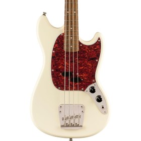 Resim Squier Classic Vibe '60s Mustang Bass 4 Telli Bas Gitar - Olympic White / Indian Laurel 