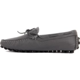 Resim Sail Laker's - Gri Deri Erkek Loafer 101-3791-11169 