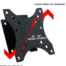 Resim Powermaster 19 28'' Sabit Lcd Led Tv Askı Aparatı 
