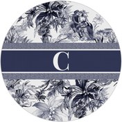 Resim Alphabet Mavi C Harfli Servis Altlığı 