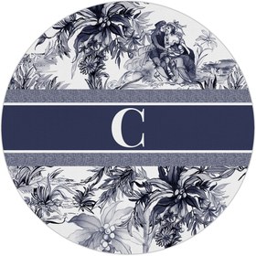 Resim Alphabet Mavi C Harfli Servis Altlığı 