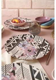 Resim Keramika Leylak Çeyiz Seti 14 Parça 6 Kişilik 18231 Çok Renkli 