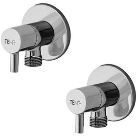 Resim Tema Prima 693000 2'li Ara Musluk Gri 