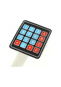 Resim 4x4 Membran Tuş Takımı Keypad 16 Tuşlu Arduino Uyumlu Matrix Klavye 