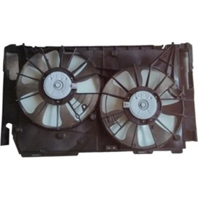 Resim Toyota Rav4- 04/06 Radyatör Ve Klima Fan Davlumbazı Çiftli 2.4 L 7 7 Kanat Tw 16363-28170 