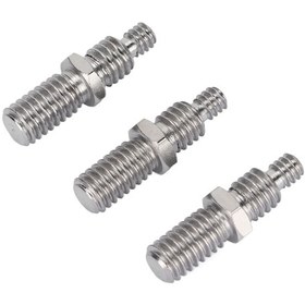 Resim Tenfowee 3 Adet Demir Tripod Dönüştürme Somunu - 3/8" İle 1/4" Arası Çeviri, Kayma Engeli, Fotoğraf Ekipmanları İçin Uygun, Kolay Montaj 