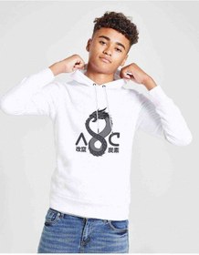 Resim Altered Carbon Ac Ejderha Baskılı Unisex Çocuk Kapüşonlu Sweat (534656936) Beyaz 