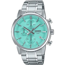 Resim Casıo Mtp-e510d-2avdf Turkuaz Kadran Çelik Erkek Kol Saati 