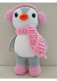 Resim Penguen Amigurumi El Örgü 