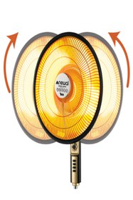 Resim DLM Güneş Seramik Isıtıcı 1000 Watt Inverter Tasarruflu (VANTİLATÖR TİPİ) 