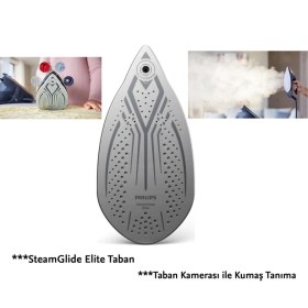 Resim Philips Perfectcare Kumaşı Tanıyan Kamerası ile Güçlü 3100 W Buhar Kazanlı Ütü + Hassas Mutfak Tartısı Hediye 