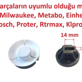 Resim Poyraz Bioplast Şarjlı/akülü Silikon Tabancası 14MM Itici Yedek Parça - 5 Adet 