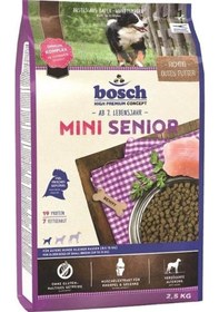 Resim Bosch Mini Senior Kümes Hayvanlı Küçük Irk Yaşlı Köpek Maması 2500 G 