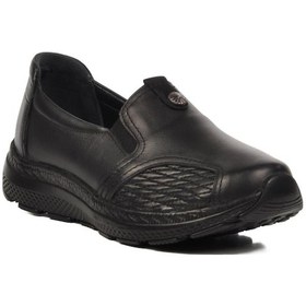 Resim Ayakmod 0042 Z Siyah Hakiki Deri Kadın Günlük Ayakkabı Siyah 