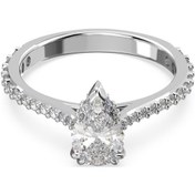 Resim 5642632 Swarovski Yüzük Thebasıcs:Rıng Pear Whıte/Rhs 58 Beyaz 