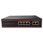 Resim Nd1Pg0421A 4 Port Poe+ 10-100-1000 Mbps 2 Port 10-100-1000 Uplink 1 Port Sfp Switch Hub 78W 