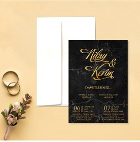 Resim Yarendavetiyeotuz9 100 Adet Beyaz Zarflı Davetiye (486091788)-Değer 1-Değer 2 