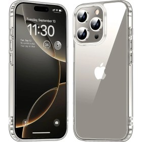 Resim Iphone 16 Pro Max Uyumlu Şeffaf Kamera Korumalı Kılıf 