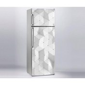 Resim Jasmin2020 Buzdolabı Sticker Kaplama Etiketi 3 Boyutlu Geometrik 
