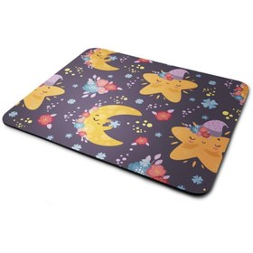 Resim WuW Ay Ve Yıldız Tasarım Mouse Pad 