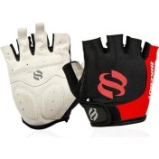 Resim Liangduo Shop Kırmızı Stil Xl Boyutu Bisiklet Eldiveni Bisiklet Eldiveni Bisiklet Eldiveni Anti Kayma Şok Nefes Yarım Parmak Kısa Spor Eldiven Aksesuarları Erkekler Kadınlar Için (Yurt Dışından) 