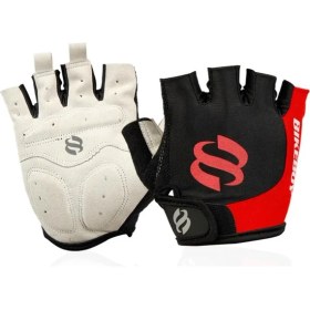 Resim Liangduo Shop Kırmızı Stil Xl Boyutu Bisiklet Eldiveni Bisiklet Eldiveni Bisiklet Eldiveni Anti Kayma Şok Nefes Yarım Parmak Kısa Spor Eldiven Aksesuarları Erkekler Kadınlar Için (Yurt Dışından) 