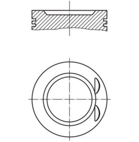 Resim Motor Piston Segman 0.50 79.50 Çap Laguna-megane-clıo 2 1.6 165 K4m 700-710-720 . 7701474856 7701474855 7701474854 