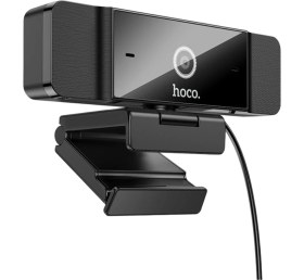 Resim Hoco. D100 1080P 2mp Mikrofonlu USB Web Kamera - Siyah 