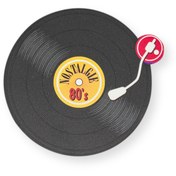 Resim Myros Record Ahşap Bardak Altlığı Magnet 
