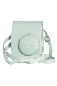 Resim Fujifilm Instax Mini 12 Yeşil Fotoğraf Makinesi 10'lu Film ve Deri Çantalı Seti 