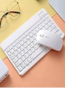 Resim ebulduk Sprange Vasoun 12 inç ile Uyumlu Kablosuz Bluetooth Klavye+mouse Set 