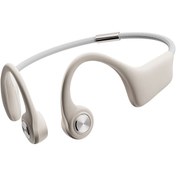 Resim B1 IPX4 Suya Dayanıklı Kemik İletken Beyaz Bluetooth Kulak İçi Kulaklık Sudio