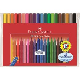 Resim Faber-Castell 155320 Grip Keçeli Kalem 20'li 