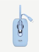 Resim Linktech MP09 22.5W 9600mAh USB Tip-C Lightning Hızlı Şarj Powerbank 