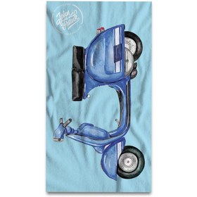 Resim John Frank Plaj Havlusu JFSSTW11-BLUE FRIEND (JFSSTW11-BLUE FRIEND) 
