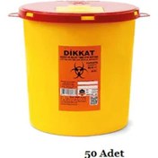 Resim Tıbbi Atık Kutusu - Tıbbi Atık Kovası 10 Lt. 50 Adet 