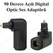 Resim BK Teknoloji 90 Derece Dik Açı L Tipi Dirsek Toslink Fiber Optik Ses Adaptörü 