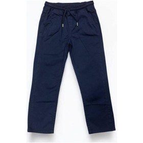 Resim Nanica Kids Erkek Çocuk Yumuşak Dokulu Beli Lastikli Gabardin Pantolon-15125 Lacivert 