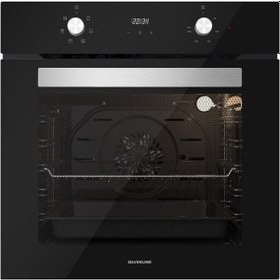 Resim Silverline BO6502B02 - CS5335B01 - 3457 Soho 60 Siyah Cam Ankastre Set 