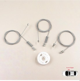 Resim Smart Fortwo 451 Mk2 2006-2014 Coupe İçin Sağ Kapı Cam Kriko Seti 