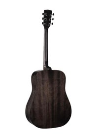 Resim Cort Earth60m Optb Masif Kapak Akustik Gitar - Trans Black Başlangıç/orta Seviye Masif Maun Kapak, Şeffaf Siyah Bitiş, Güçlü Orta Frekanslar Ve Dreadnought Gövde 