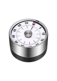 Resim Lemestar Pilli Mekanik Zamanlayıcı - 60 Dakika Sayacı, Mıknatıslı Mutfak & Sınıf Kronometresi 70db Alarmlı 