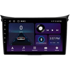 Resim Hyundai İ30 Araç Multimedya Android Ekran Carplay Navigasyon Double Teyp 4+64 9" 12-17 Black Blueway 