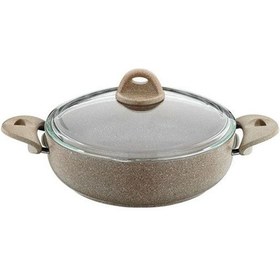 Resim Saflon Sf8632Gr Granit Line 32 CM Basık Tencere 6.50 Litre 