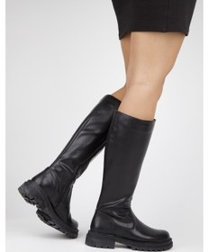 Resim 25-1411 Kadın Siyah Çizme Siyah 