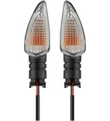 Resim Youmex Yamaha Y15zr/135lc/aerox155 İçin Abs Ve Pc Malzemeden Üretilmiş Sinyal Lambası, 12v 10w, 2 Adet, Şeffaf Lens. 