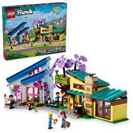 Resim LEGO Friends Olly ve Paisley'nin Aile Evleri 42620 