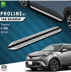 Resim S-dizayn Toyota C-hr Oem Still Proline V1 Aluminyum Yan Basamak 173 Cm 2016-2023 