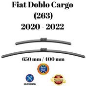 Resim Fiat Doblo Cargo 263 2020 2021 2022 Uyumlu Ön Cam Silecek Süpürgesi Takımı 600/400mm Silbak Sb2416c 