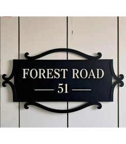 Resim Zafrak Reklam Villa -Site -Konak - Daire Apartman İsimliği - Apartman Tabelası 40X60 cm Kişiye Özel 